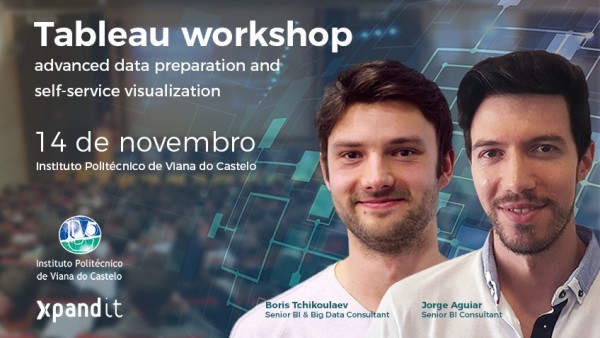 Workshop Tableau IPVC: Vem saber mais sobre self-service BI